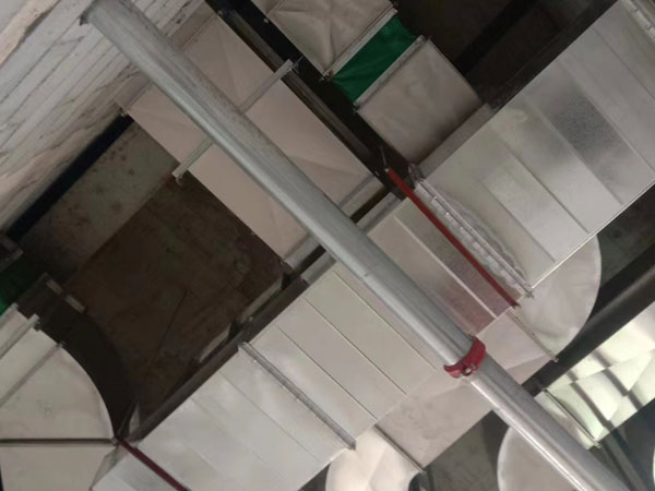 江蘇齊達（dá）太原並州飯店抗震支架項（xiàng）目施工現場